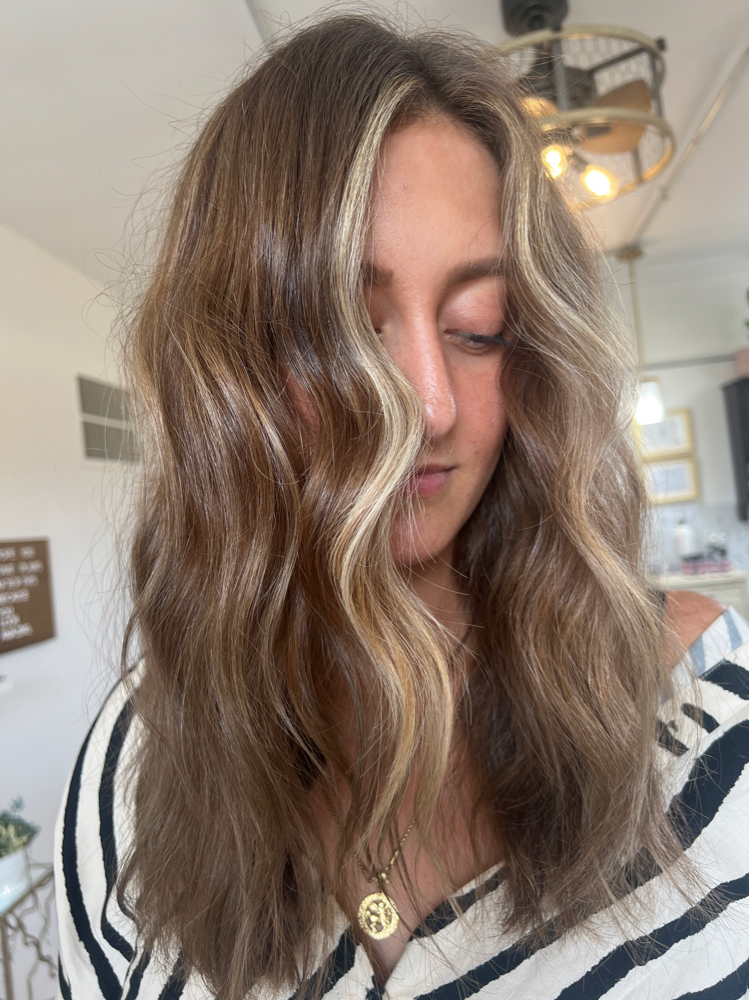 Partial Balayage, Haircut & Style