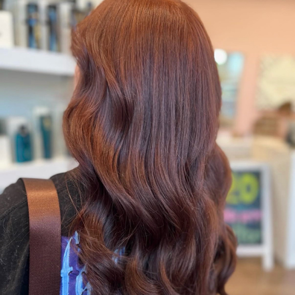 Base Color Root To End at Andrea Signature Hair in Alpharetta, GA