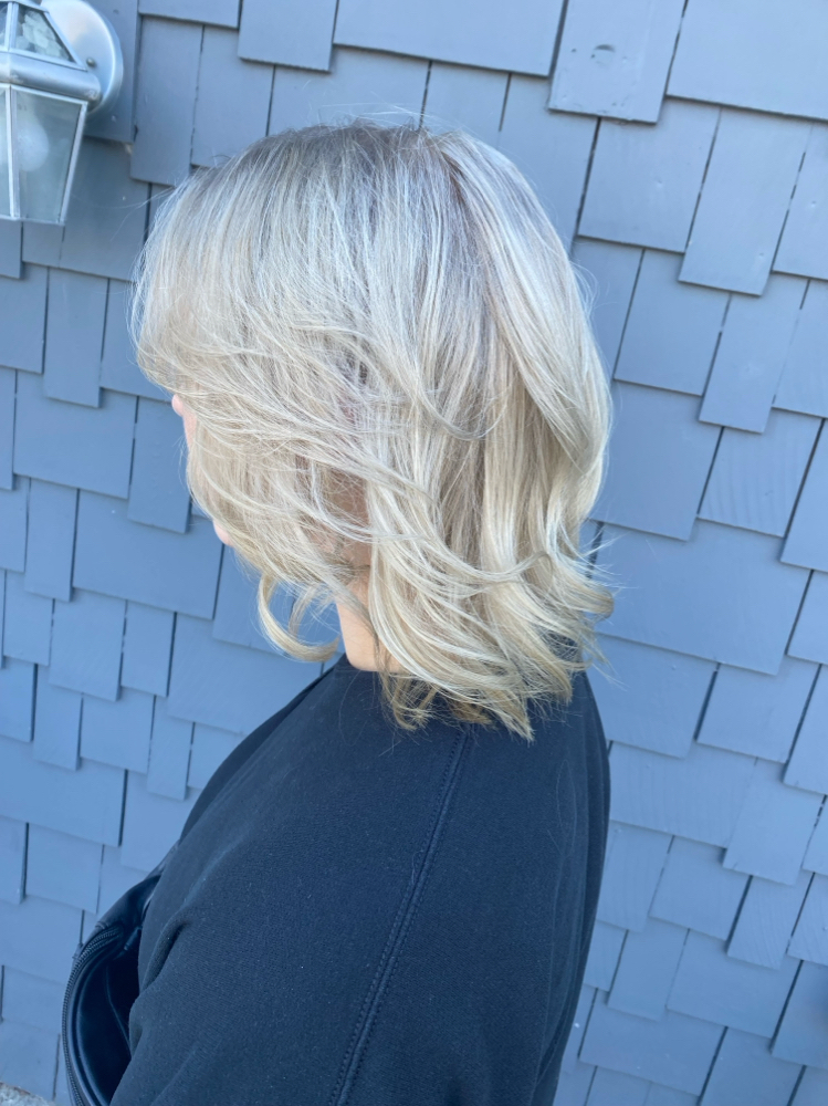 Root Lightening, Cut, & Style