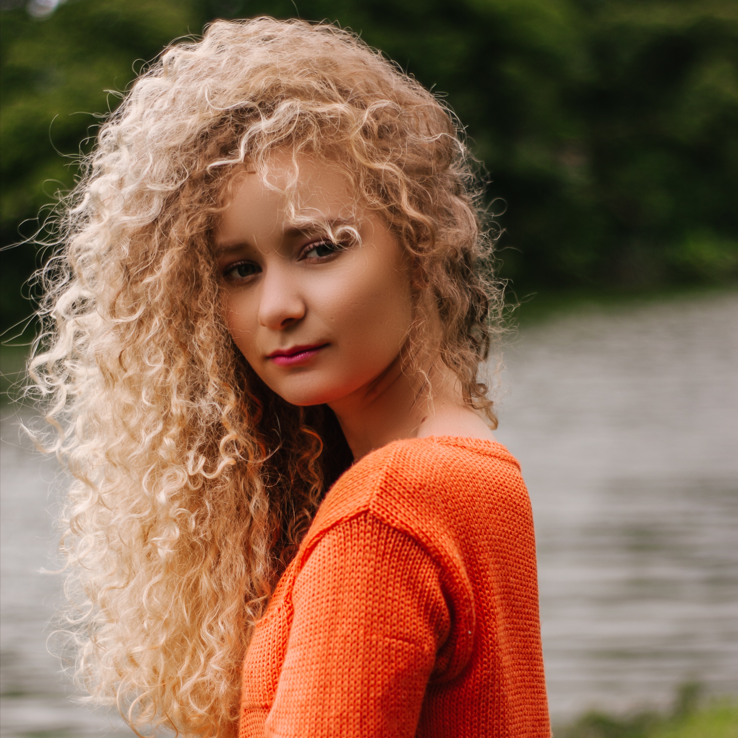 Curly Girl Haircut at Magdalena Hair in Colfax, IN