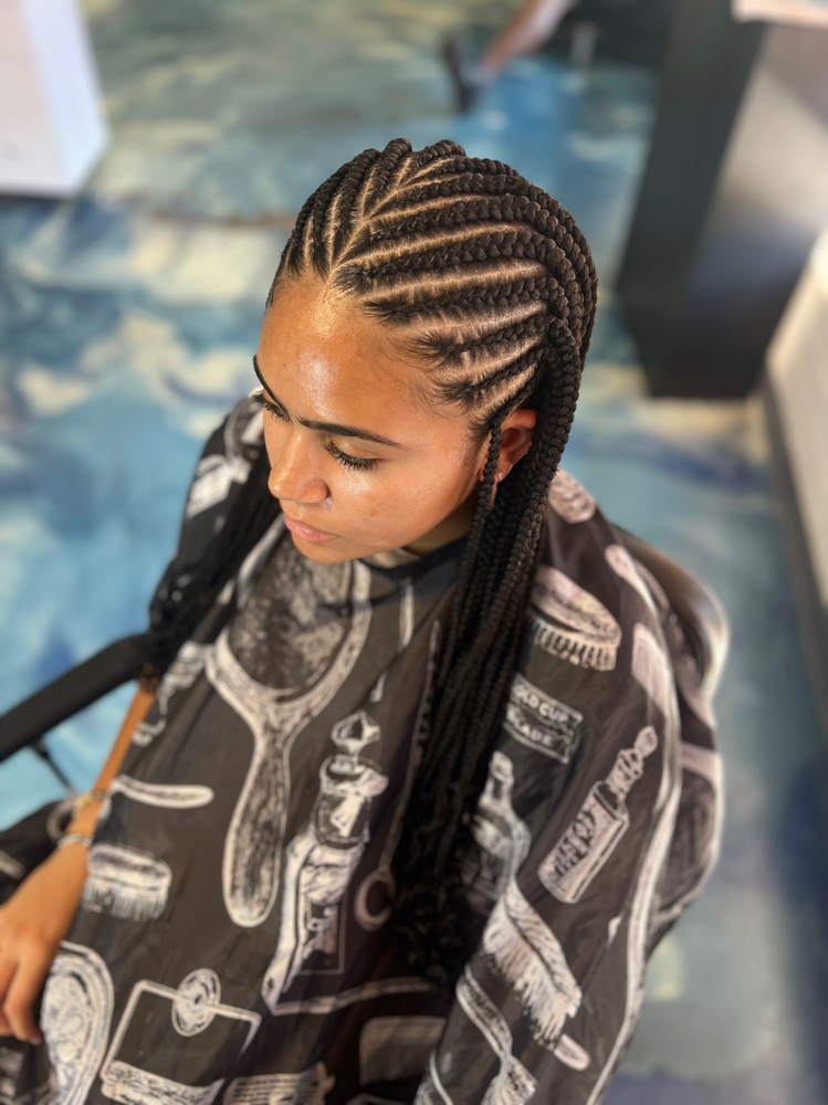 Tribal Braids  w/ Medium Knotless