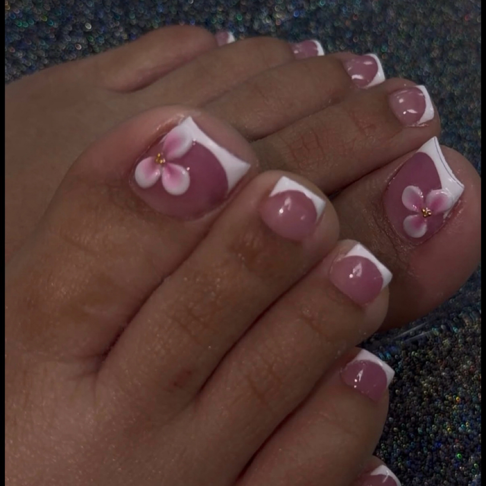 Acrylic Toes at Becca’s Polished Perfections in Ogden, UT