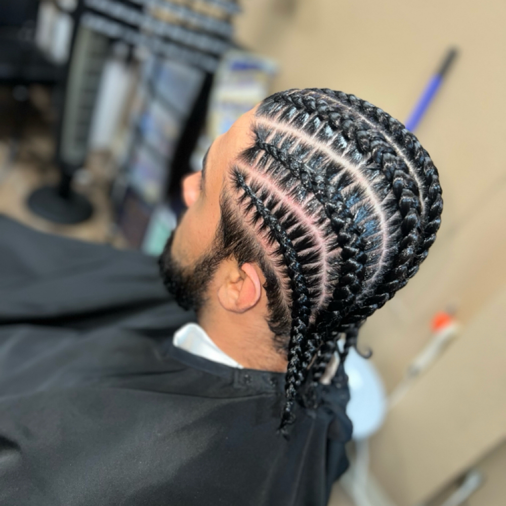 Shampoo & Cornrow Style (6) at BraidsByQuise in Tempe, AZ