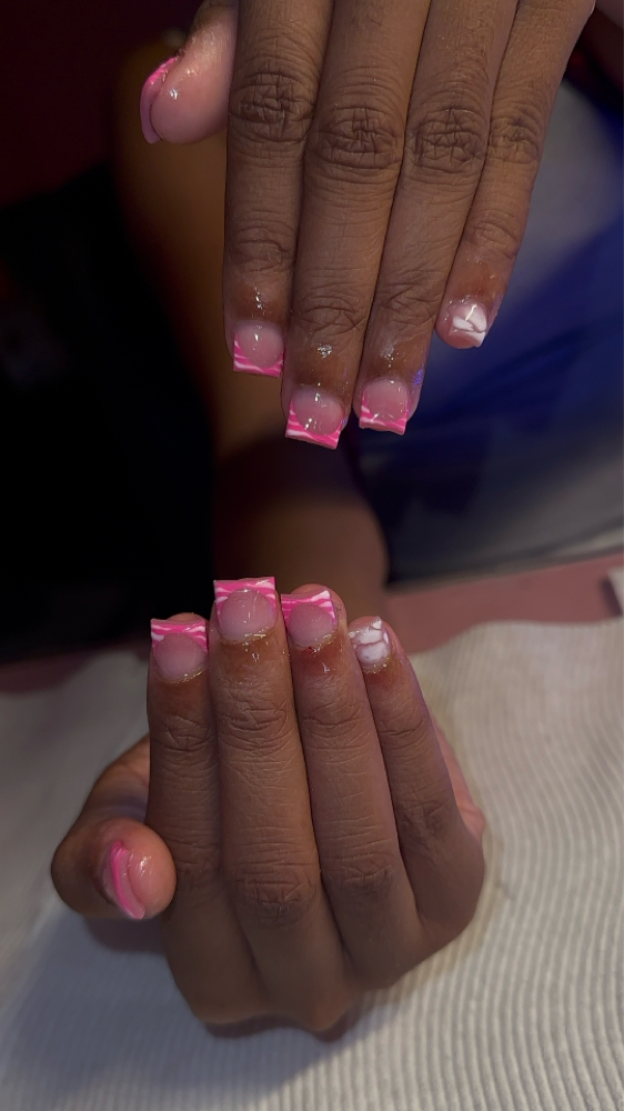 Acrylic Overlay at Anjewel Nails in Parma Heights, OH