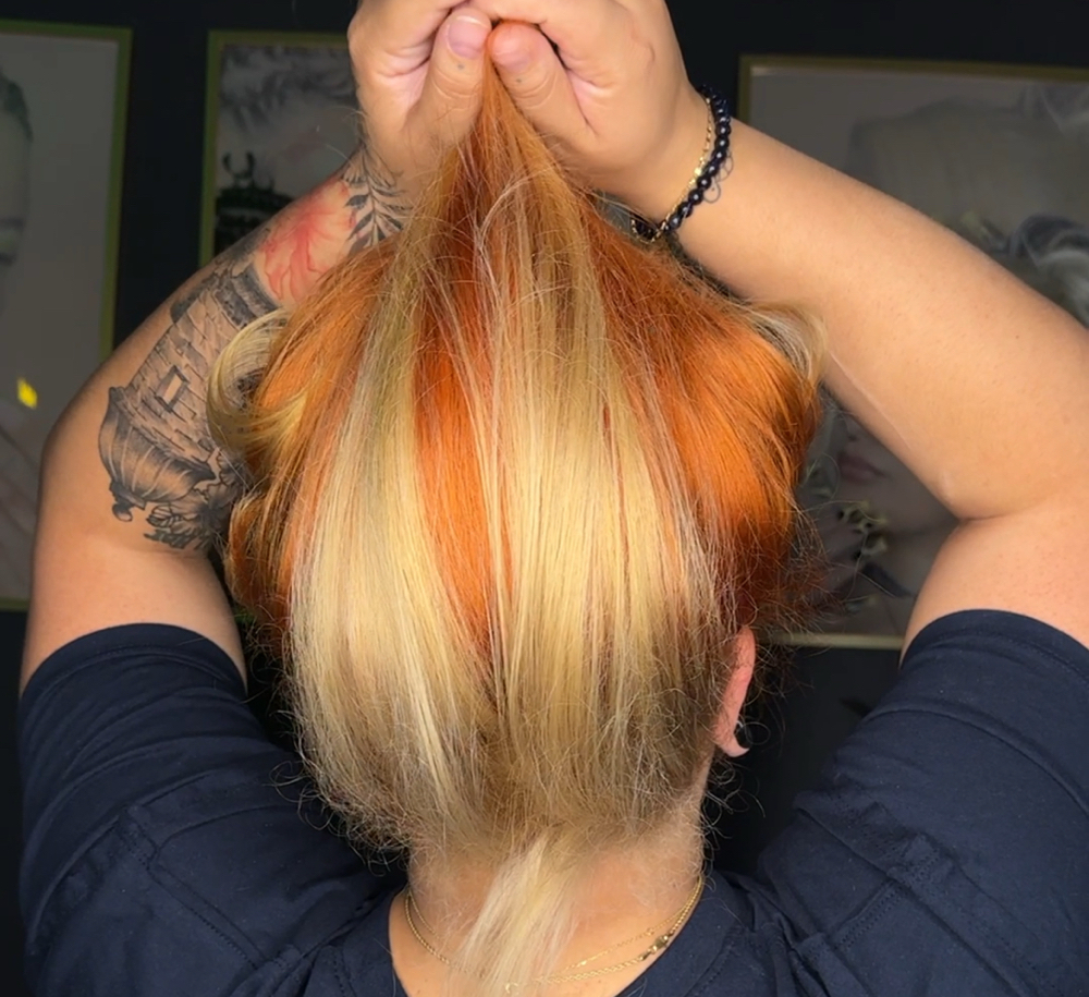 Peak-a-boo Color at Baldtech in Billings, MT