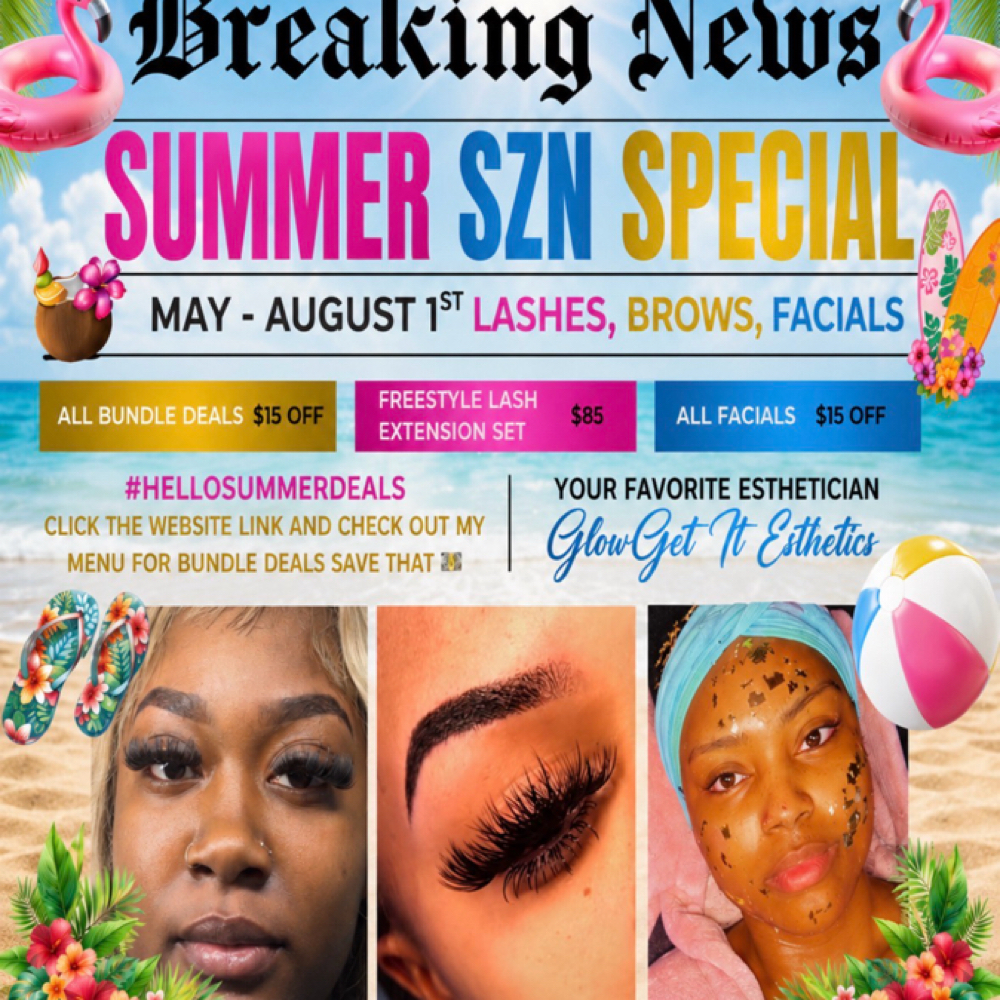Freestyle Lash Extension Set at Glow Get It Esthetics in Wichita, KS