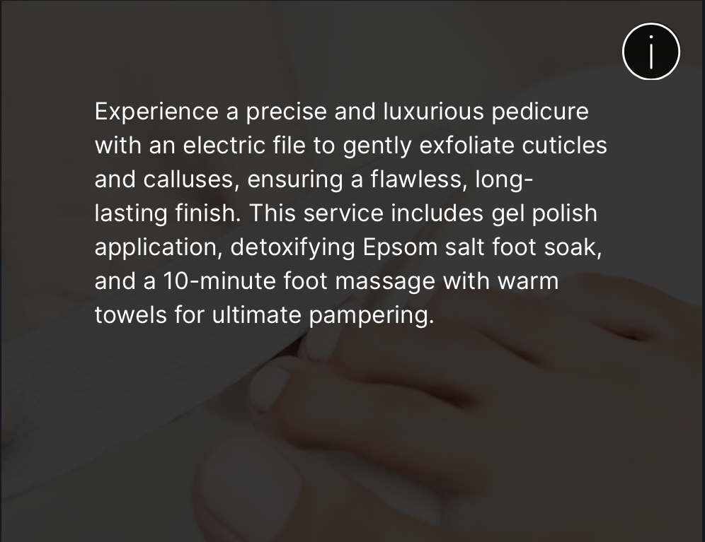 Luxe Rose Pedicure