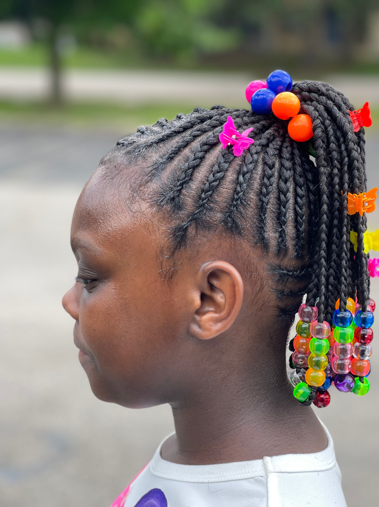 Kids Braids W/ Hair 10yrs And Young