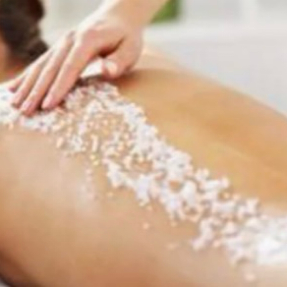 Sea Salt Purify Back Ritual at Rustic Sage Beauty Esthetics By Christie in Acton, TX