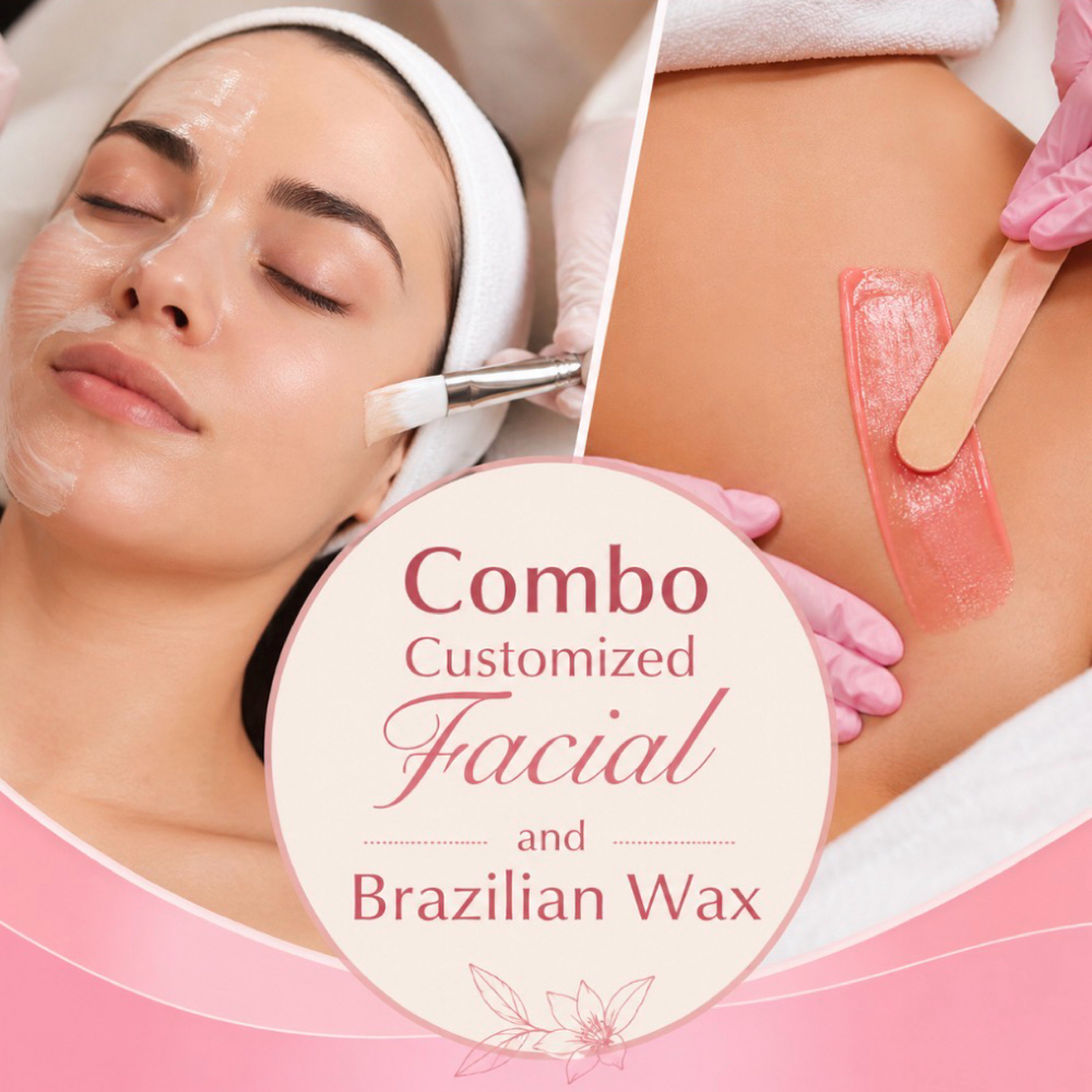 Combo Cust.Facial And Brazilian at My Favorite Spa in North Carolina, NC