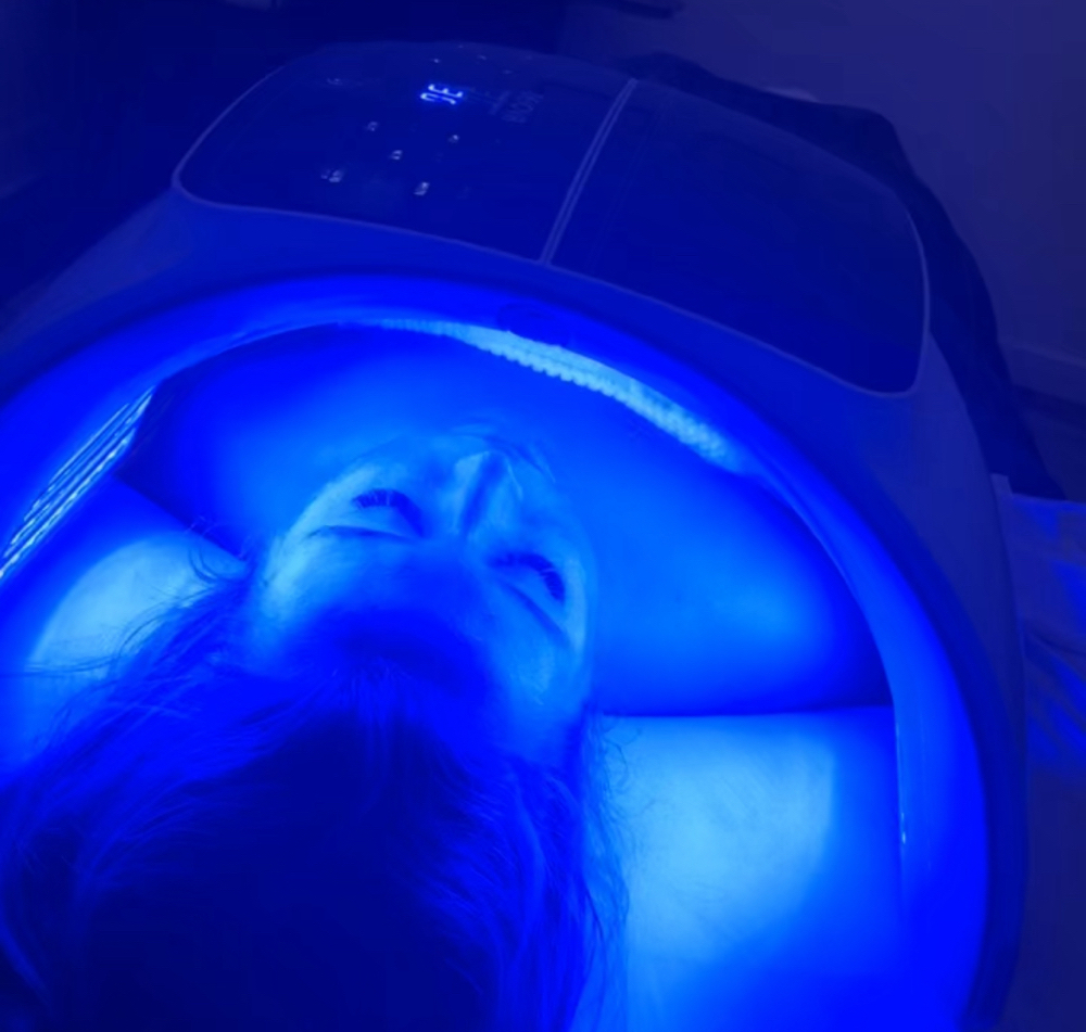 Blue LED Facial