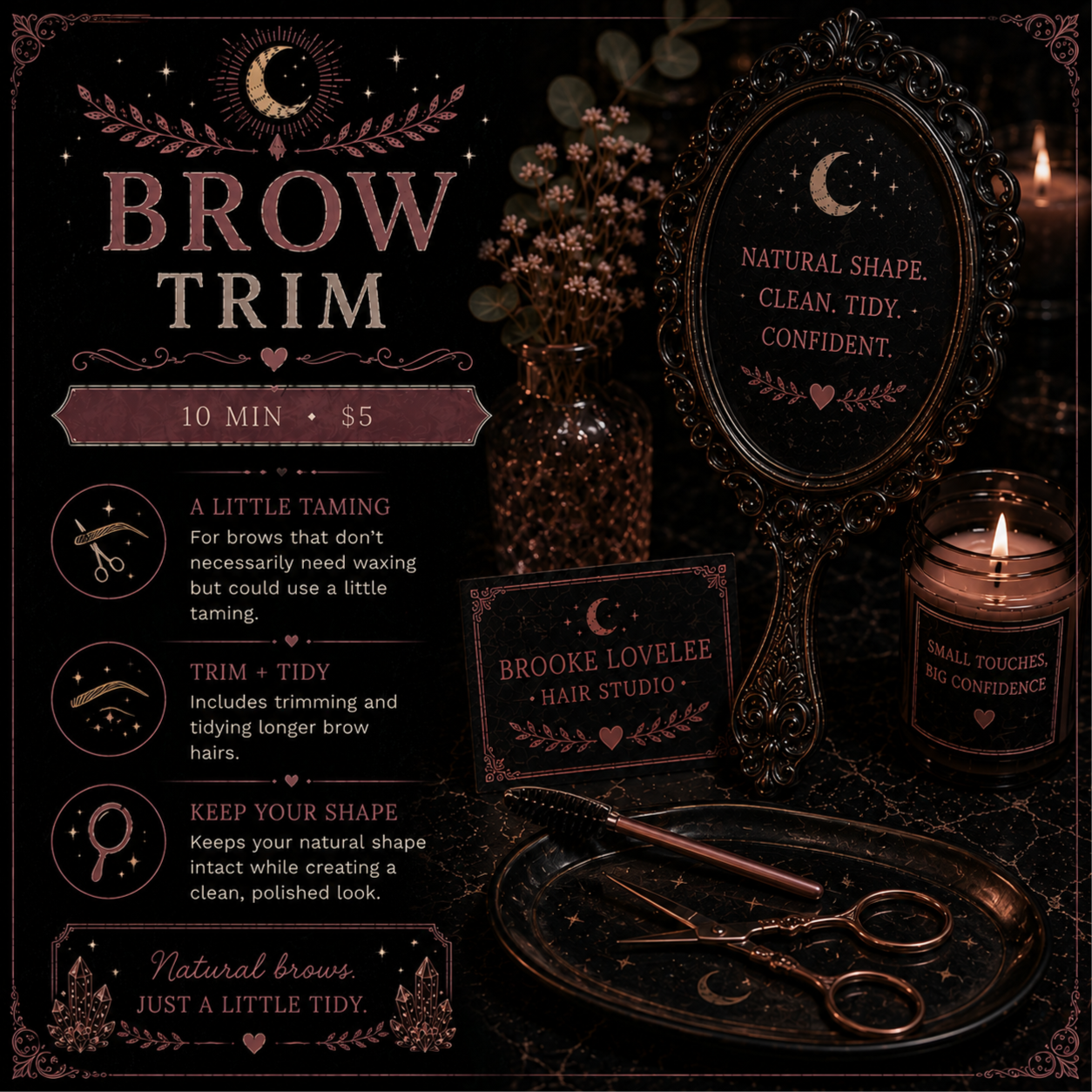 Brow Trim at Brooke Lovelee Hair Studio in Northwood, OH