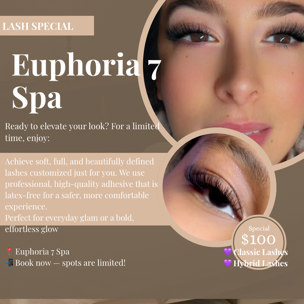 Lash Special at Euphoria 7 Spa in St. Louis, MO