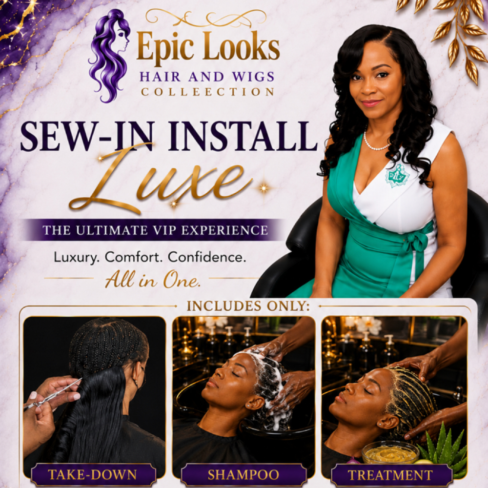 Luxe Ultra Premium Extension Sewin at Epic Looks Hair And Wigs Collection in Coral Springs, FL