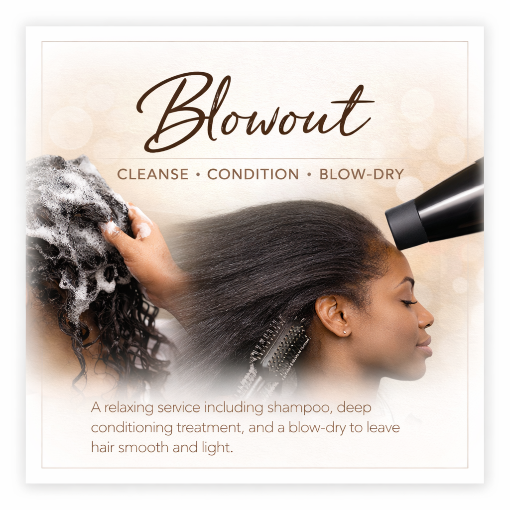 Blow-Out at Paradise Hair Promotions in Bedford Heights, OH