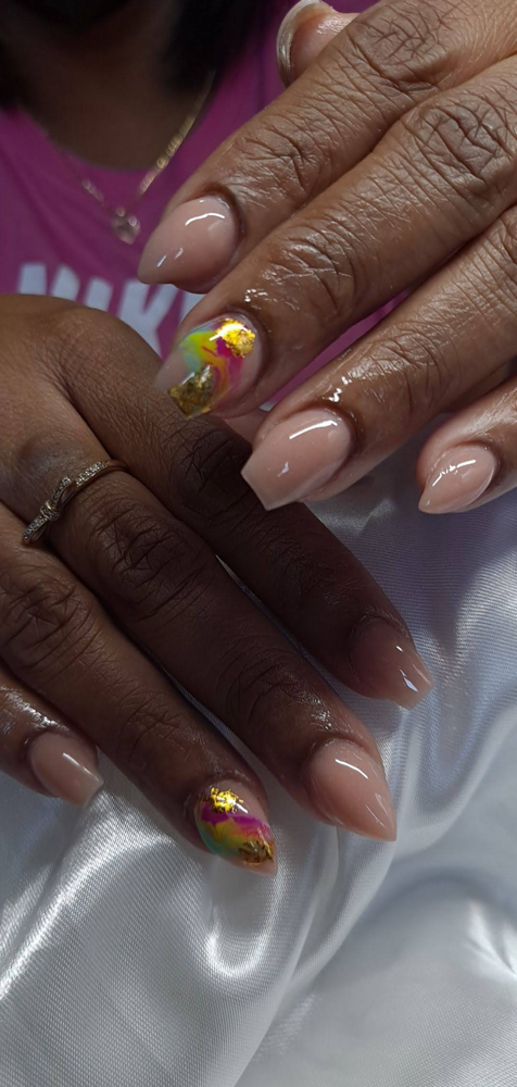 Short Freestyle – Simple Fullset at Nail’sByAivrev in Fort Wayne, IN