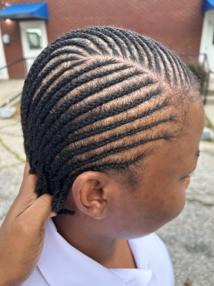 Basic cornrow -Lines Style