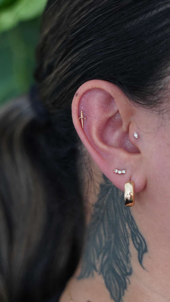 Cartilage Piercing at Wicked Pokes in Whittier, CA
