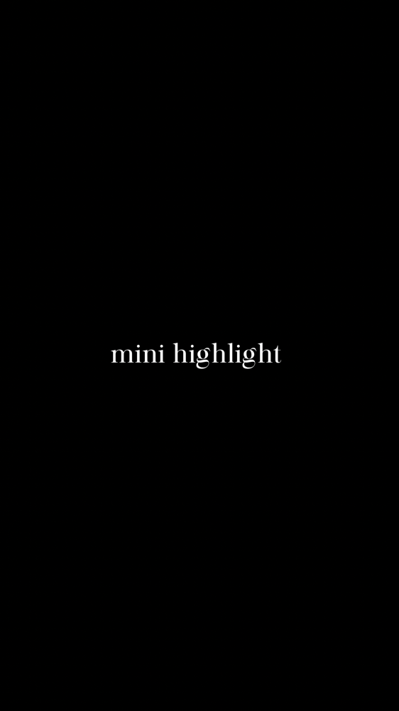 Mini Highlight