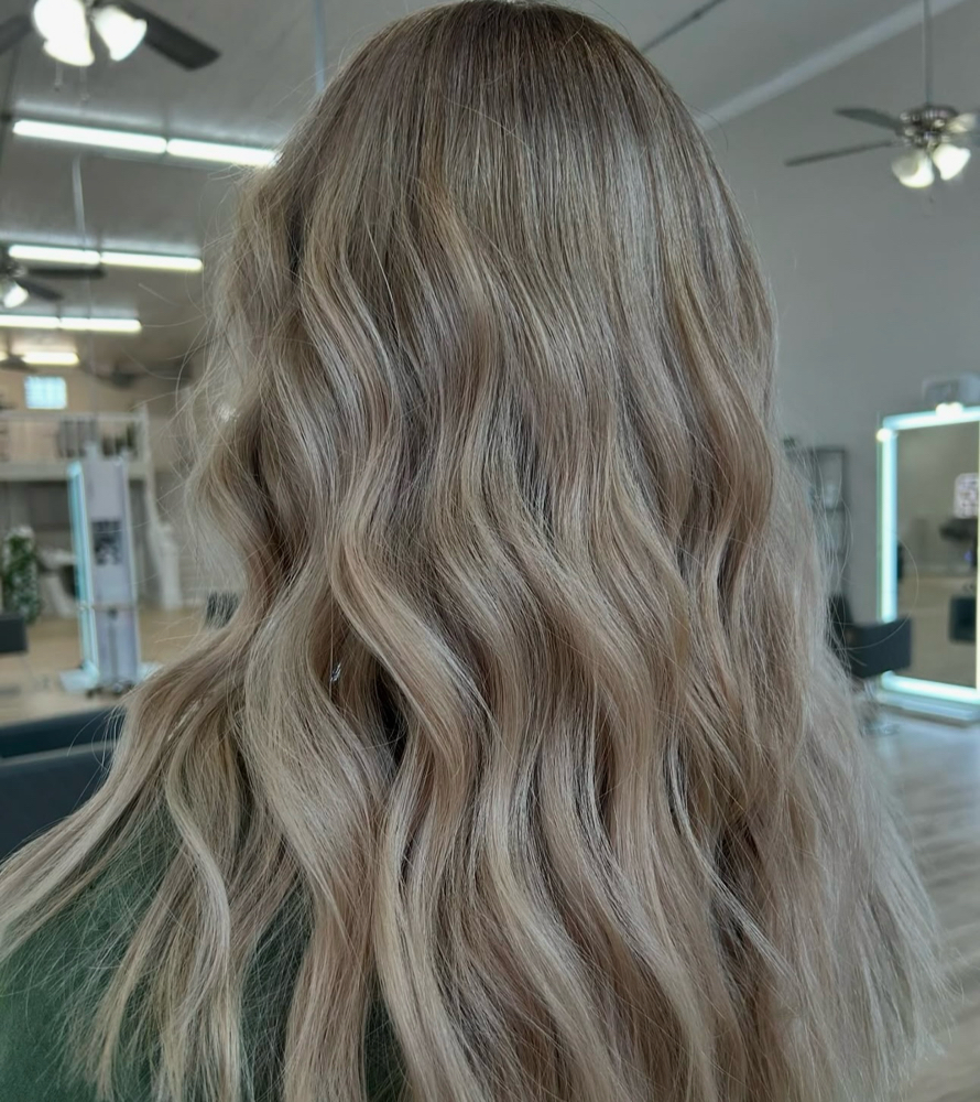 flat iron or curl style
