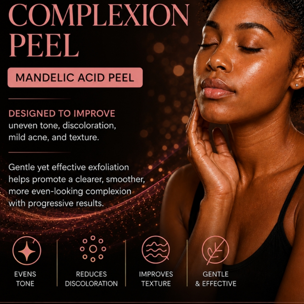 Mandelic Peel at Twistykinks & Twist of Elegance Esthetics in Jacksonville, AR
