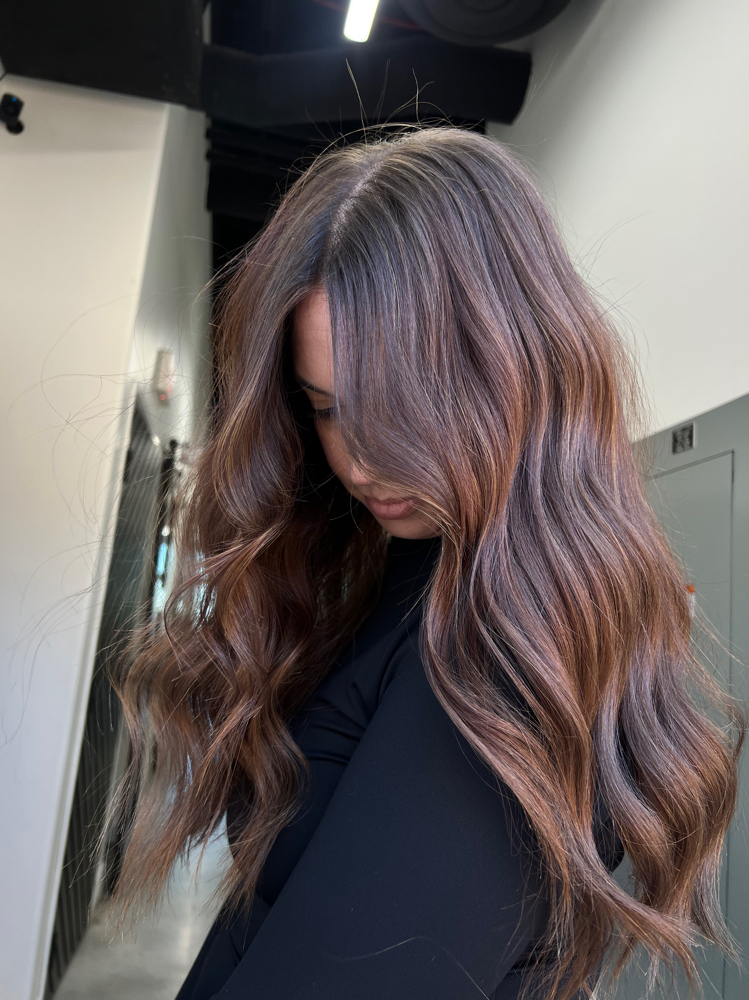 Base color + Partial HL + Toner