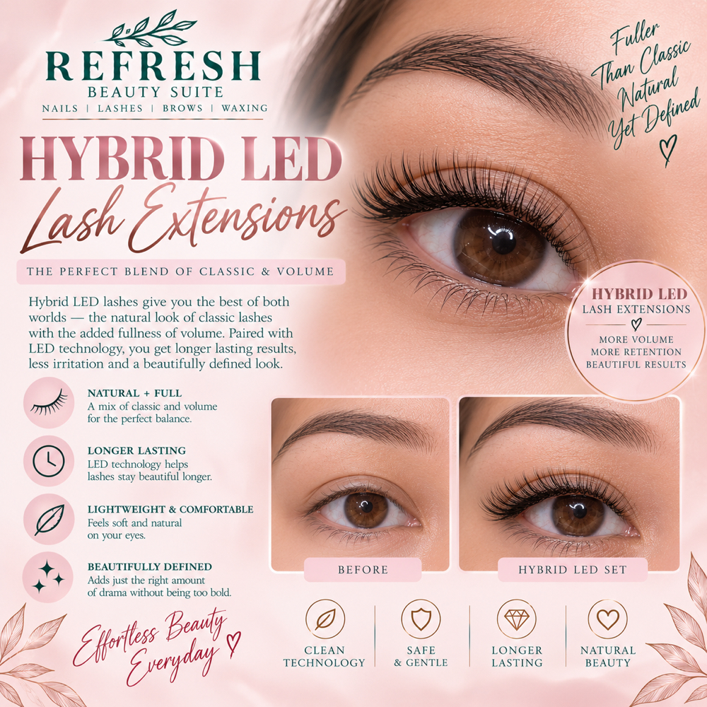 LED Hybird Lash Extension at Refresh Beauty Suite in Rock Hill, SC