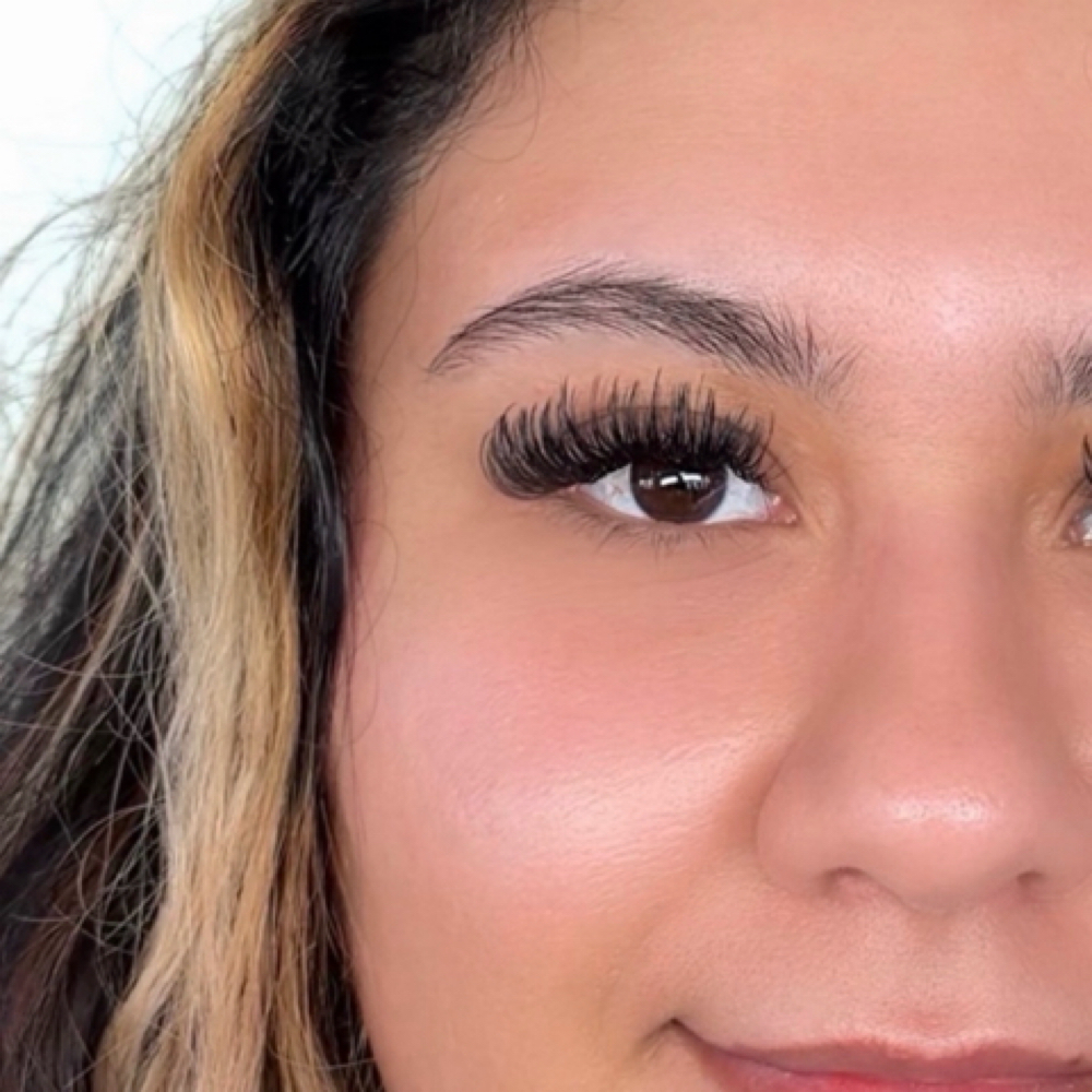 Custom Wispy Full Set at Lash Magic Co. in St. James, NY