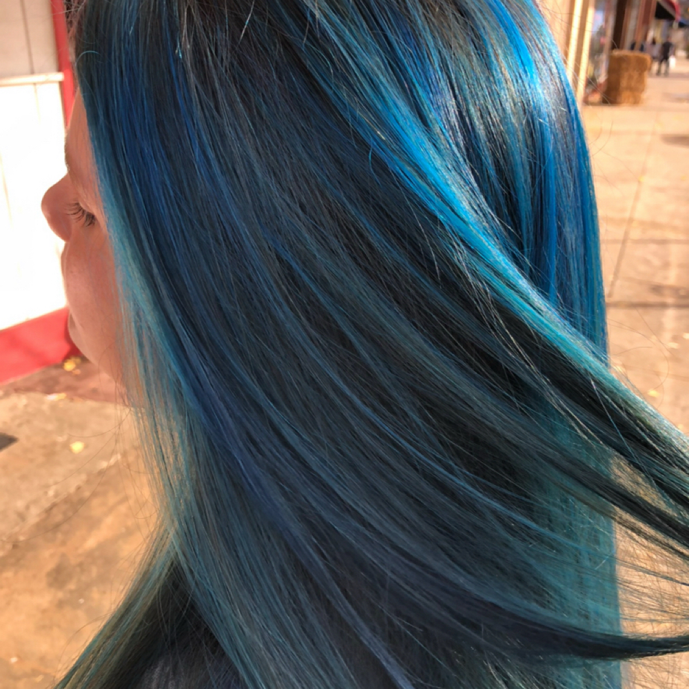 Vivid Color Service at Something To Talk About Salon in Marion, NC