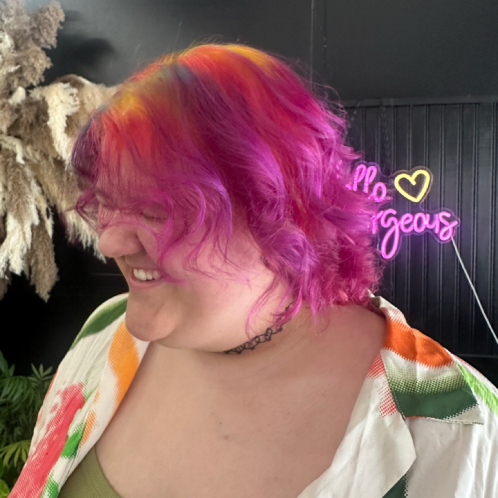 Complex Vivid at Something To Talk About Salon in Marion, NC