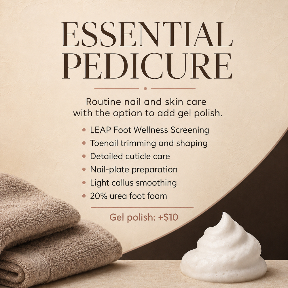 ESSENTIAL PEDICURE at Sole & Structure in Searcy, AR