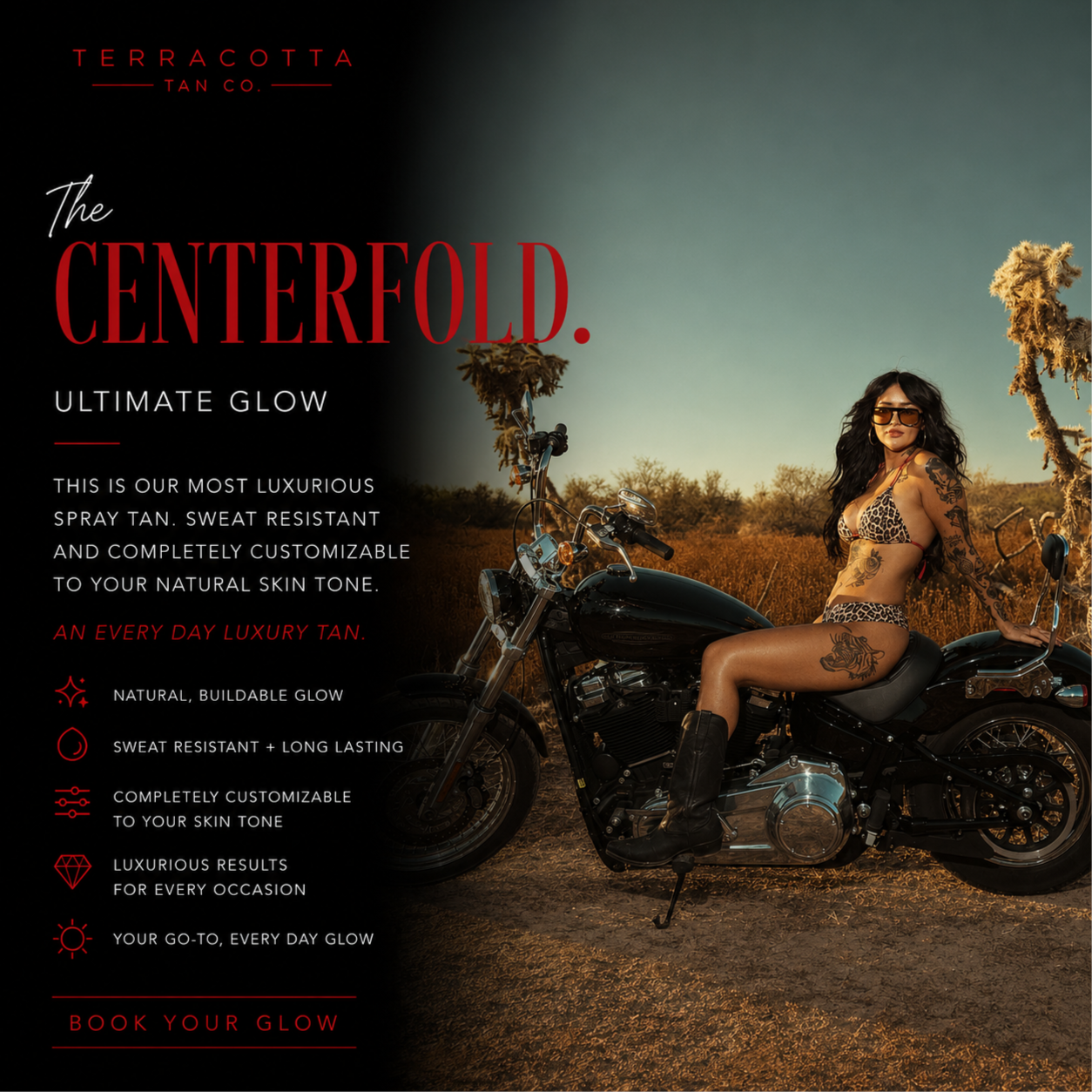 đ° THE CENTERFOLD (premium tan) at Terracotta Tan Co. in Glendale, AZ