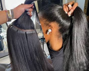 Tape-ins Extensions Including Hair