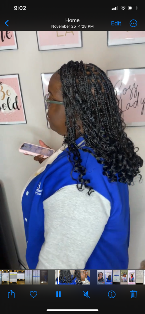 Small Boho/Tribal Knotless