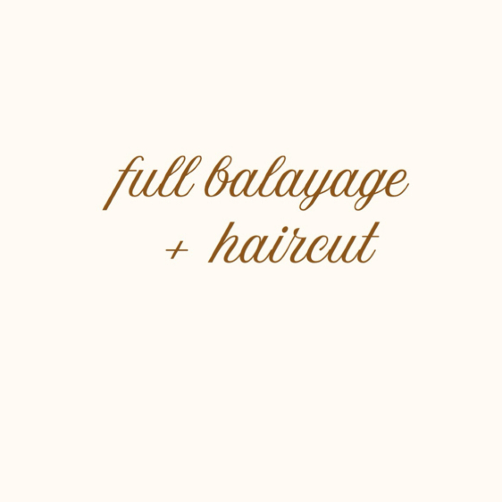 full balayage + haircut at Haley Gabriel Hair in Round Rock, TX