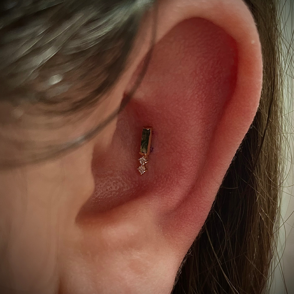 Conch at Dark Age Piercings by Sarah in Denton, TX