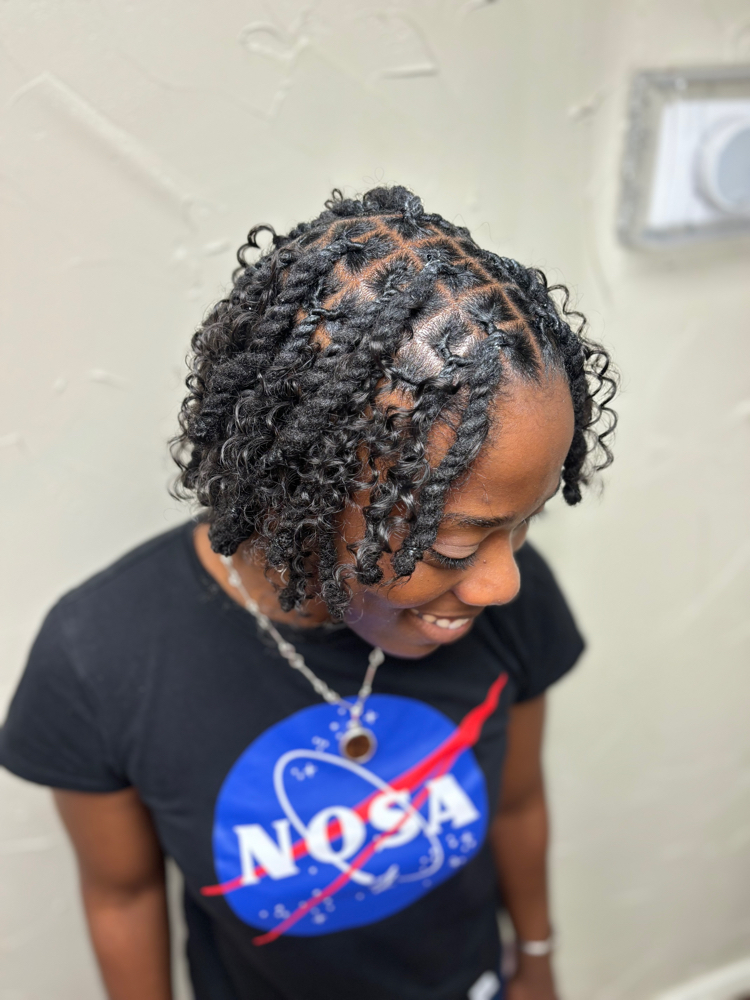 Boho With Loc Short