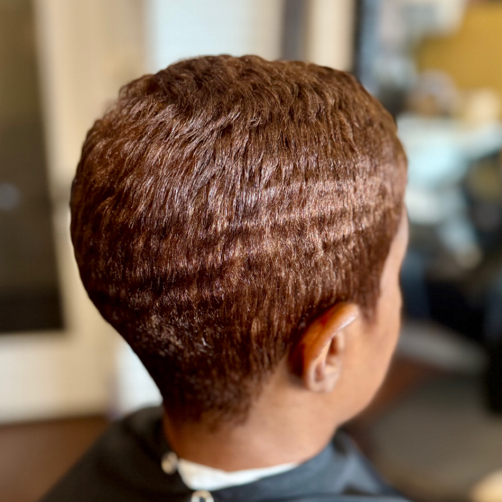 Single process Virgin color/ blow dry/style at The edge beauty concept salon ny in Massapaqua, NY