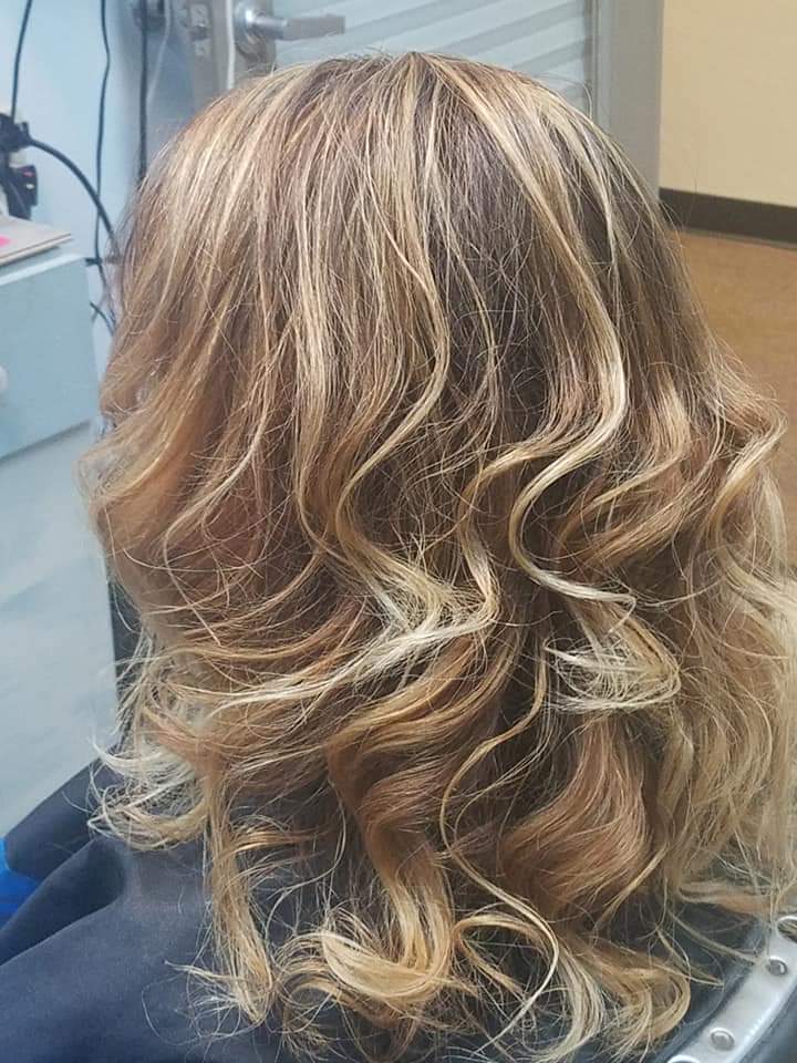 HIGHLIGHTS, HAIRCUT AND STYLE