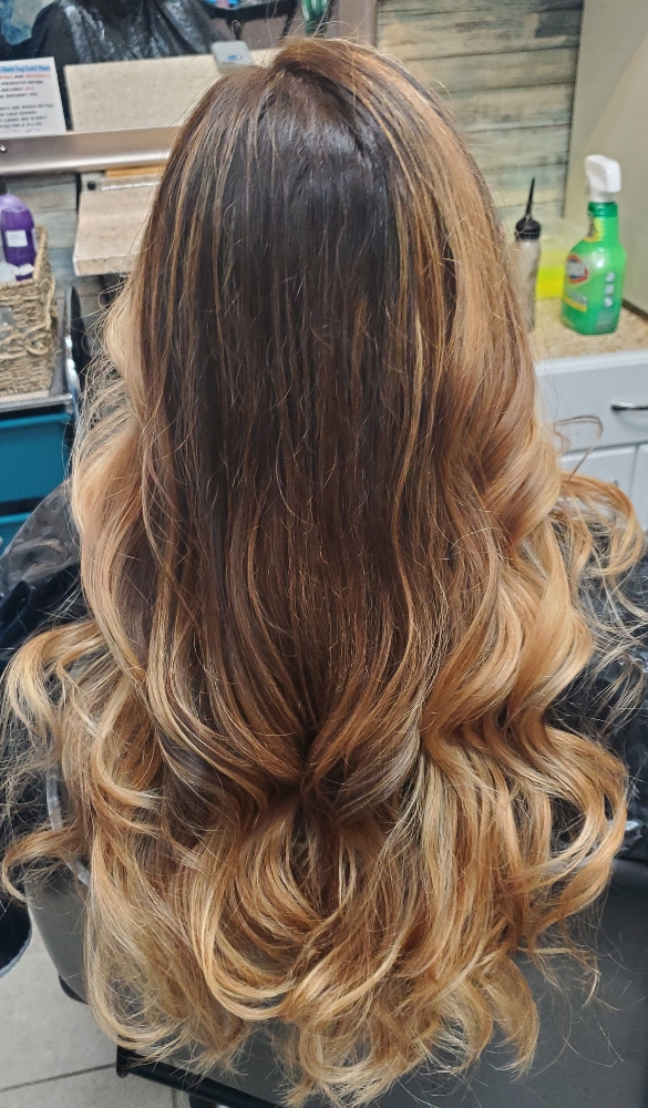 ombre with base color