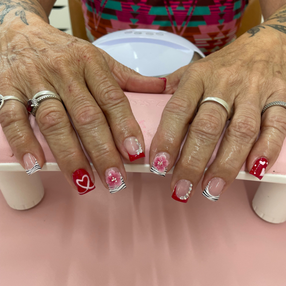 Short Gel X Full Set at Nails by Flo in Medford, OR