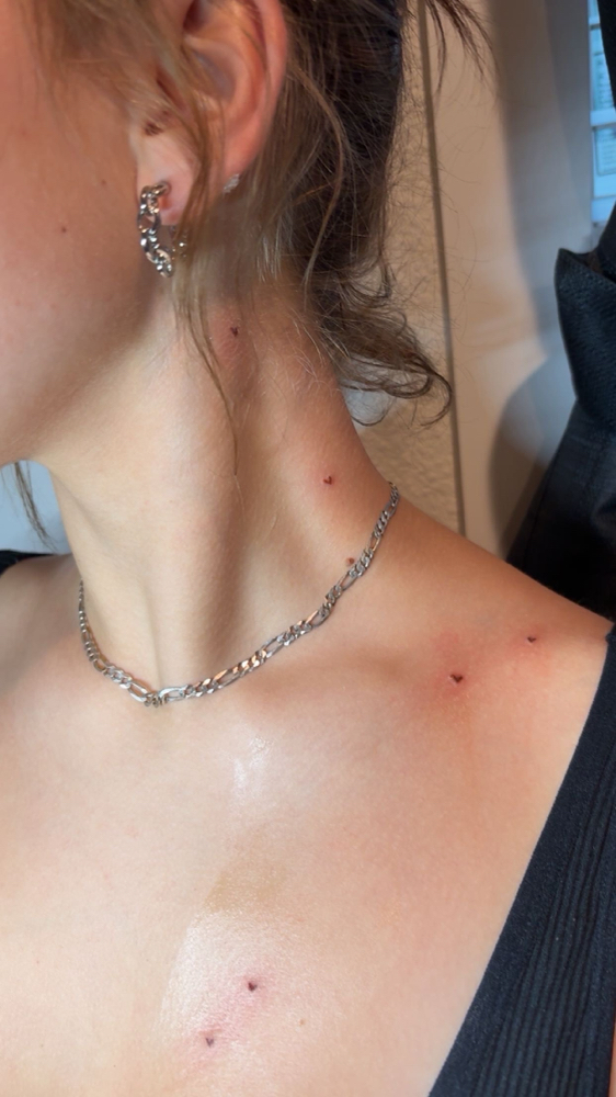 3 Freckle Heart Tattoos at NoBrainer Ink in Grand Junction, CO