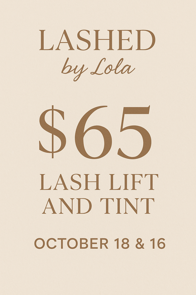 Lash Lift And Tint Sale