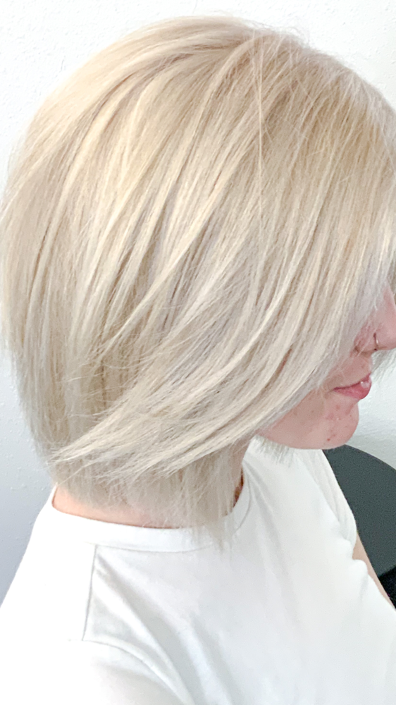 Full Head Bleach Retouch