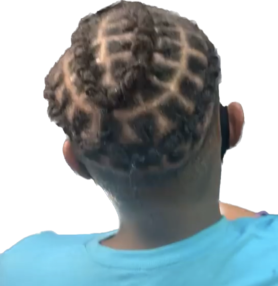 Loc Retwist Half Head or Mohawk