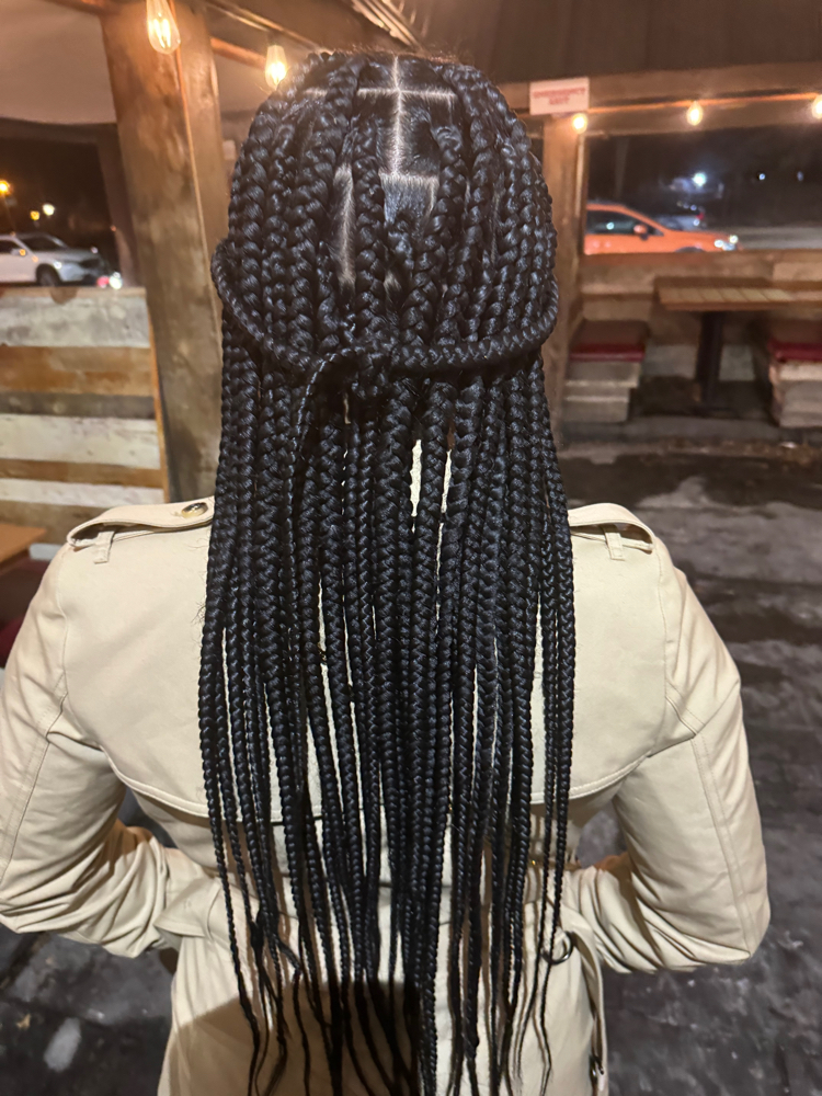 Medium Knotless Braids