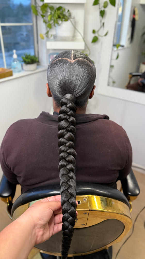 Braided Sleek Ponytail
