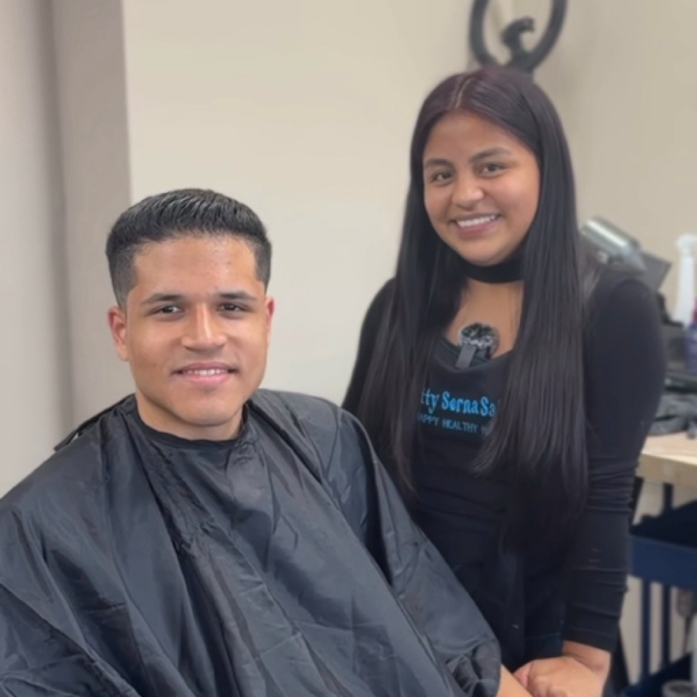 Man’s Haircut at Patty Serna Salon in Altamonte Springs, FL