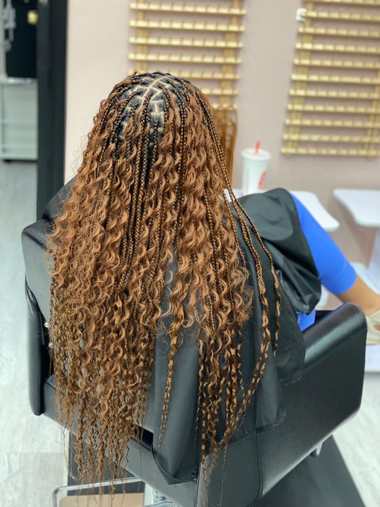 Small Knotless Braids
