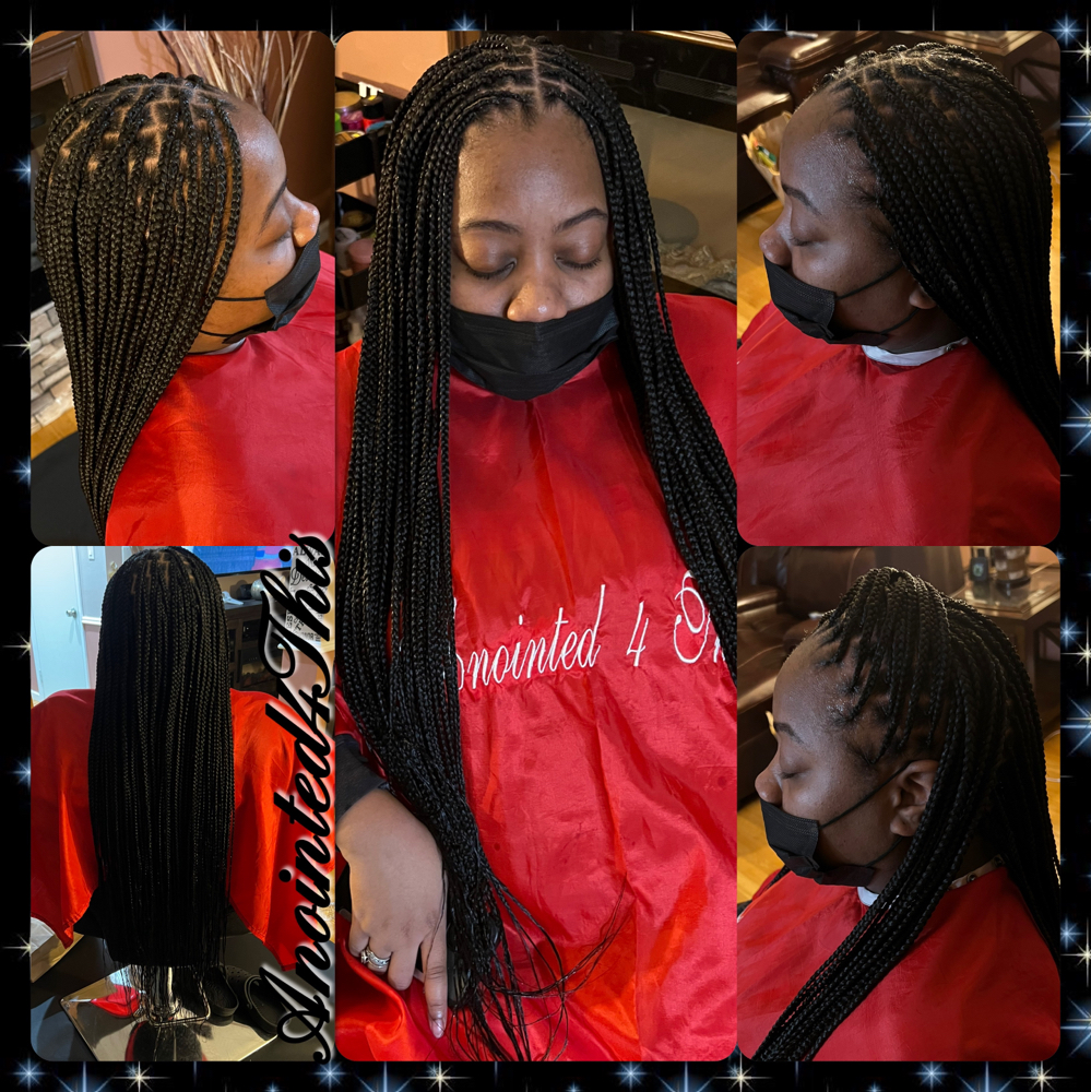 Small Knotless Waist Length